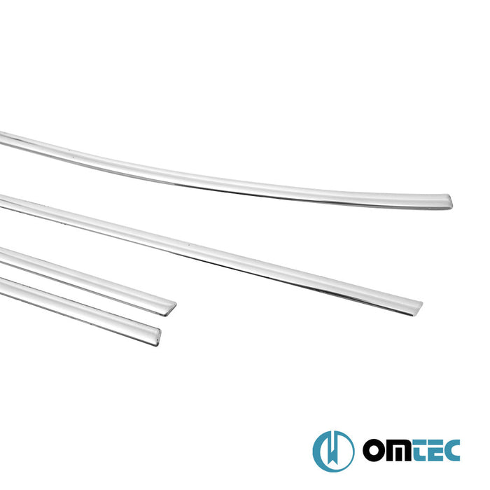 Cam Çıtası 8 Prç. Paslanmaz Çelik (Parlak) - Hyundai İ30 - SW GD - (2012 - 2016)