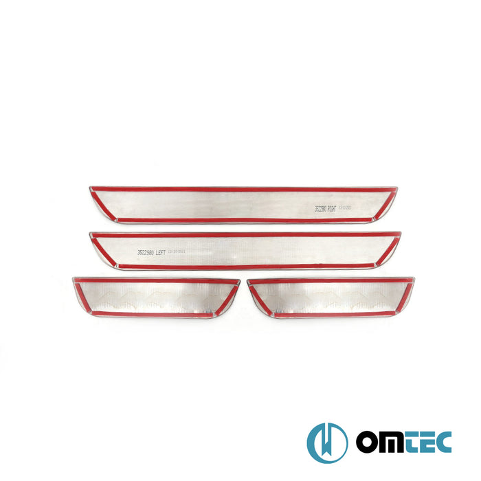 Line Kapı Eşiği 4 Prç. Paslanmaz Çelik (Parlak) - Hyundai İ30 - SW GD - (2012 - 2016)