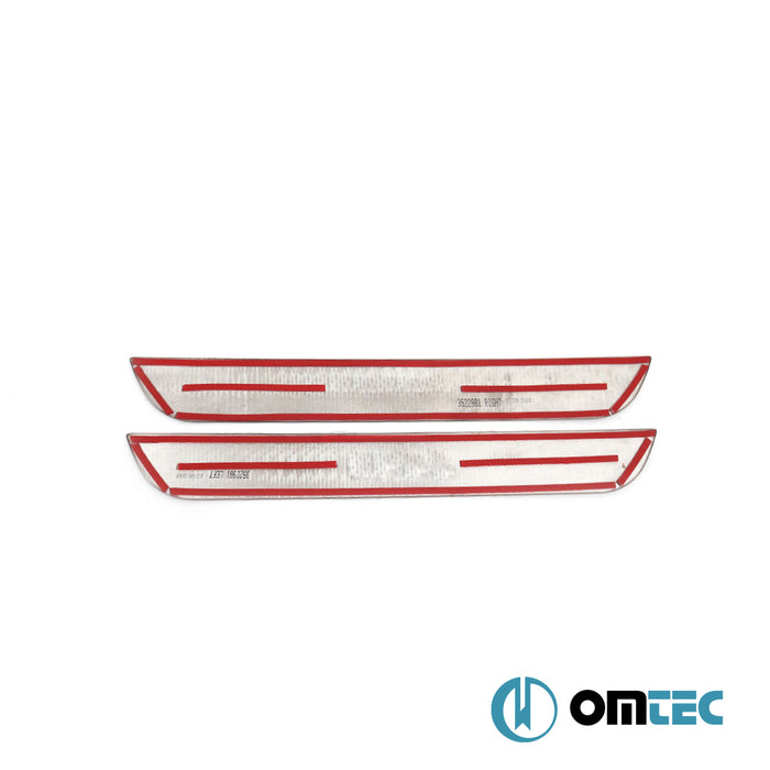 Line Kapı Eşiği 2 Prç. Paslanmaz Çelik (Parlak) - Hyundai İ30 - HB 3D GD - (2012 - 2016)