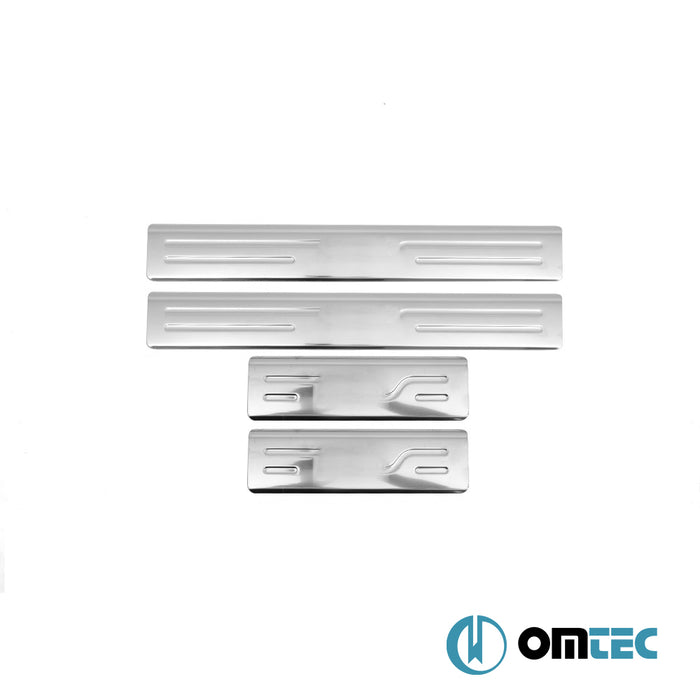 Line Kapı Eşiği 4 Prç. Paslanmaz Çelik (Parlak) - Kia Soul - SUV AM FL - (2012 - 2013)