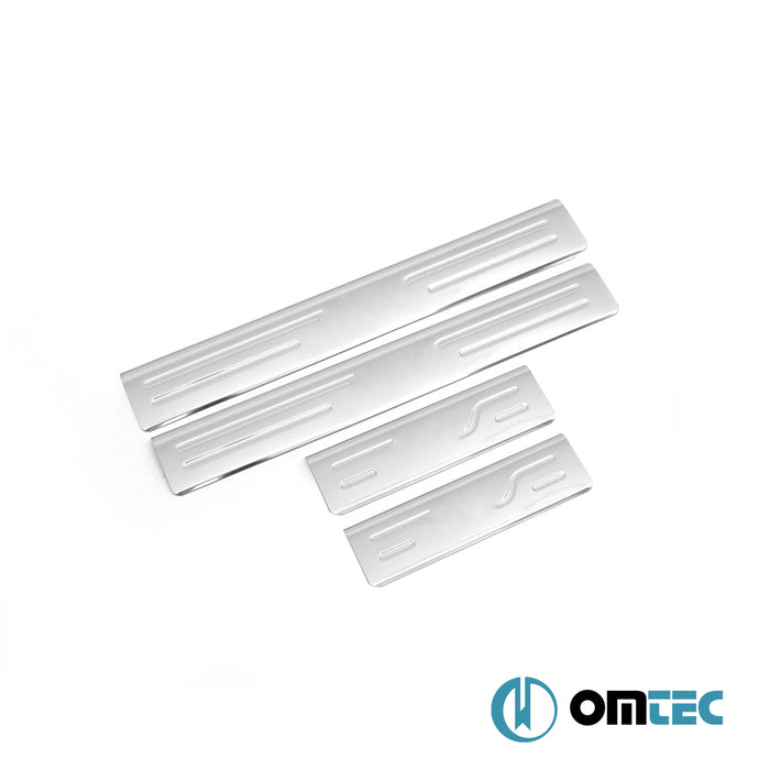 Line Kapı Eşiği 4 Prç. Paslanmaz Çelik (Parlak) - Kia Soul - SUV AM FL - (2012 - 2013)