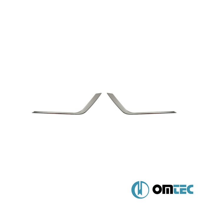 Sis Farı Çerçevesi 2 Prç. P.Çelik (Parlak) - Seat Leon - HB 3D 5F PRE - FL/FL - (2012 - 2017)