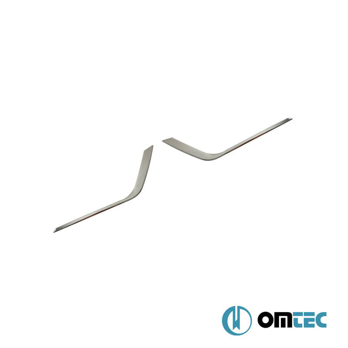 Sis Farı Çerçevesi 2 Prç. P.Çelik (Parlak) - Seat Leon - HB 5D 5F PRE - FL/FL - (2012 - 2017)