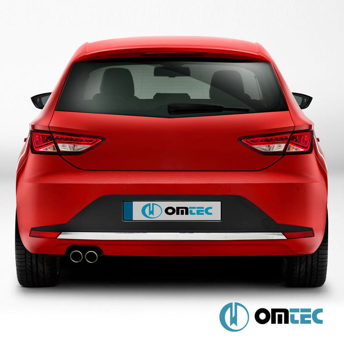 Arka Tampon Çıtası Prç. Paslanmaz (Parlak) - Seat Leon - HB 5D 5F - (2012 - 2019)