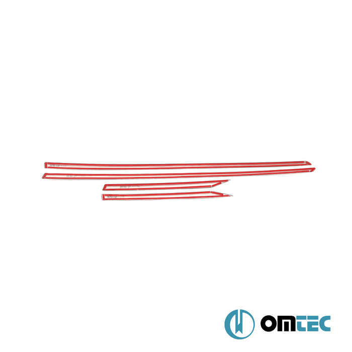 Yan Kapı Çıtası 4 Prç.Paslanmaz Çelik - Lexus Ct - HB 5D ZWA10 - (2011 - )