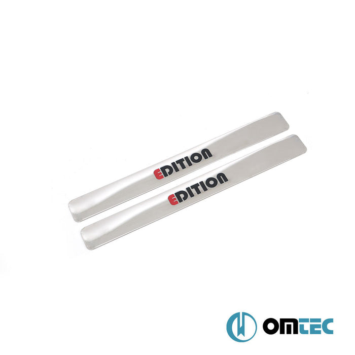 Line Kapı Eşiği 2 Prç. Paslanmaz Çelik (Parlak) - Volkswagen T5 Transporter - VAN T5 - (2003 - 2015)