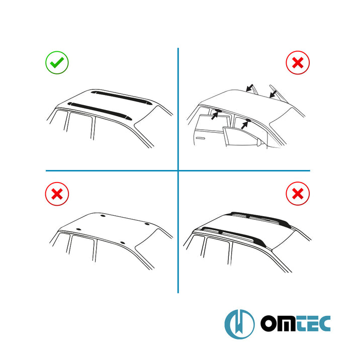 Ara Atkı (Elegance - V2) Gri 2 Prç. Alu. - Opel Zafira - MPV III - (2011 - 2019)