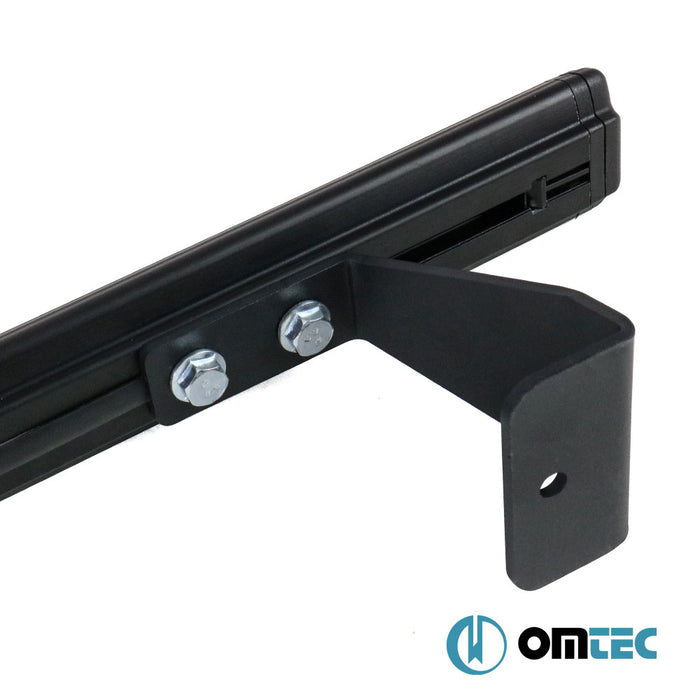 Heavy Duty Boldbar Ara Atkı 2 Prç. (Siyah) Alu. L2 - Volkswagen Caddy - MVN 2K PRE-FL - (2003 - 2010)